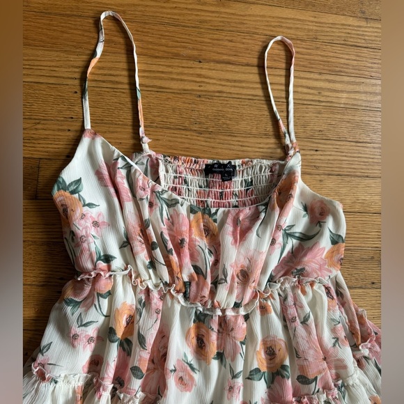 Trixxi Floral Pink and White Women's Top - Picture 4 of 5